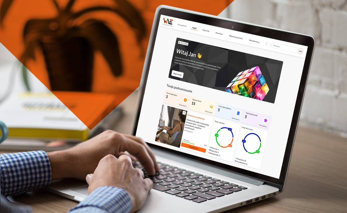 Platforma e-learningowa. Elastyczna,&nbsp;intuicyjna, funkcjonalna.